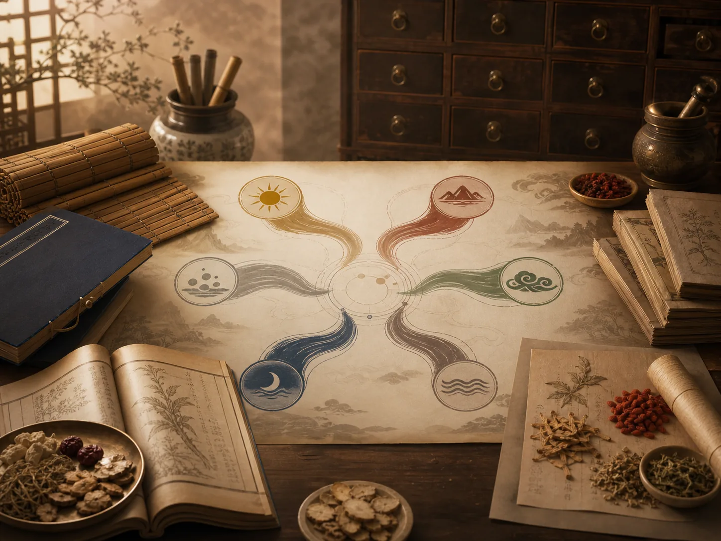 伤寒六经方证原创插图